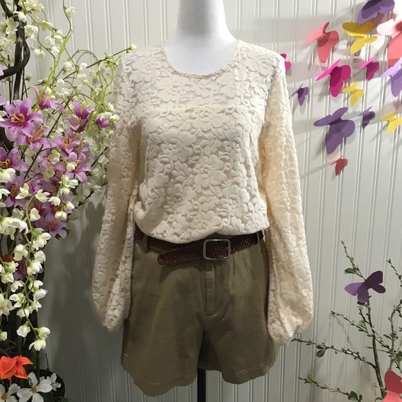 Sz S & L Lace Balloon Sleeve - Picture 8 of 15